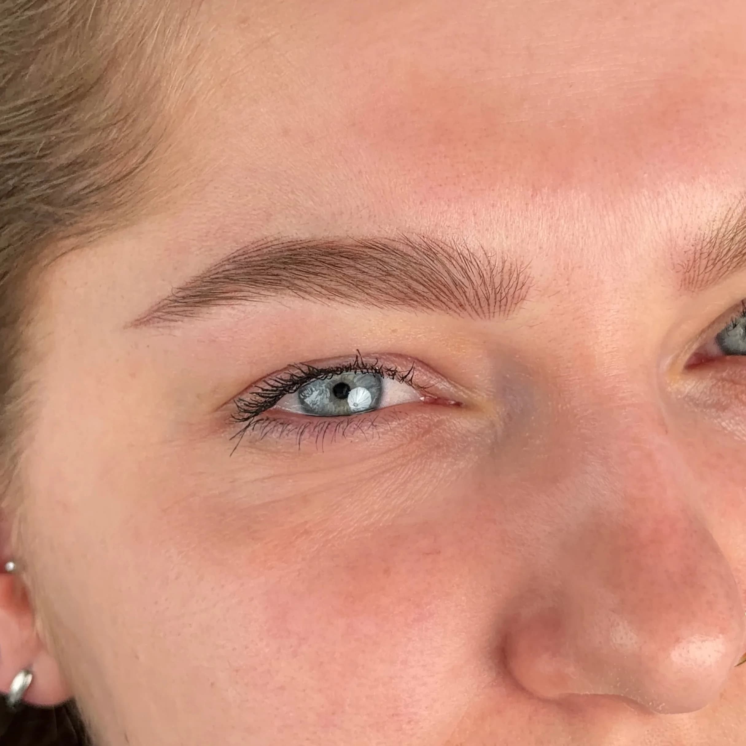 Makijaż permanentny brwi metodą włosa maszynowego - Brwi 4
